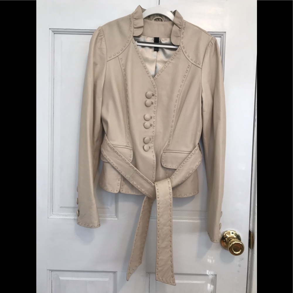 NWOT Leather blazer